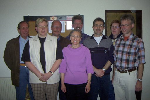 Der bei der Abteilungsversammlung 2002 neu gewählte Vorstand