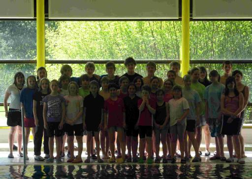 ASG Mannschaft beim Warendorfer Pokalschwimmen