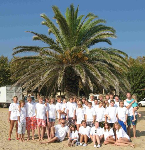 Die ASG-Wettkampfmannschaft beim Trainingslagers in Spanien