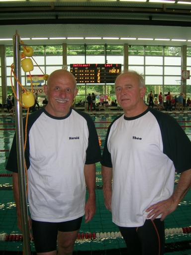 Harald Flühe und Theo Dohle bei den NRW Mastersmeisterschaften