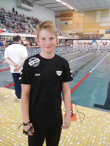 ASG-Schwimmer Max Neufeld