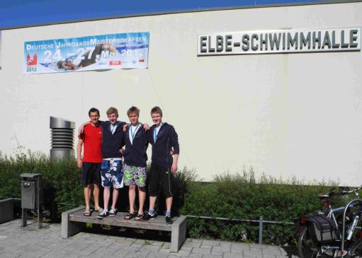 Die Ahlener SG war mit drei Schwimmern bei den Deutschen Jahrgangsmeisterschaften vertreten