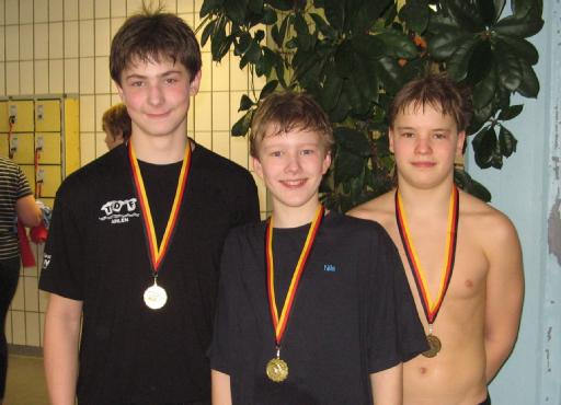 ASG-Schwimmer bei den OWL-Meisterschaften der Junioren "Lange Strecke"