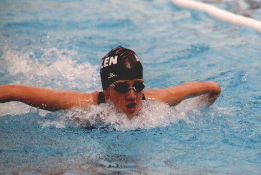Vera Keßler beim XVI. Heinz-Lenfert-Pokalschwimmen