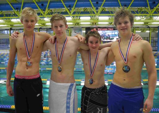 Die ASG Wettkampfmannschaft beim Warendorfer Pokalschwimmen