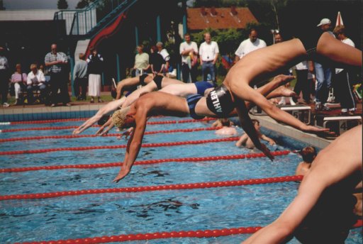 Start über 100 m Brust von Anders Kunst beim XVI. Heinz-Lenfert-Pokalschwimmen
