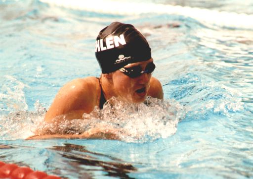 Vera Keßler über 100 m Brust beim XVI. Heinz-Lenfert-Pokalschwimmen