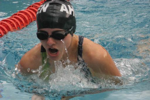 Kathleen Wollschke beim 16. Flutlichtpokalschwimmen