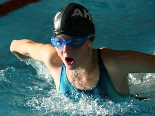 ASG-Schwimmerin bei den Kreismeisterschaften 2008