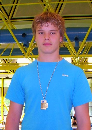 ASG-Schwimmer Jonas Leifeld bei den NRW-Jahrgangs-Meisterschaften