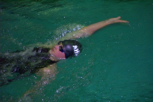 ASG-Schwimmer Niklas Kunst über 400 m Lagen beim 4. Ahlener Langstreckenmeeting