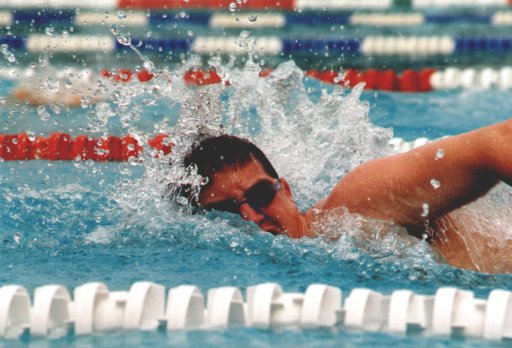 Stefan Schleifenbaum über 200 m Freistil beim 29. Internationalen Schwimmfest